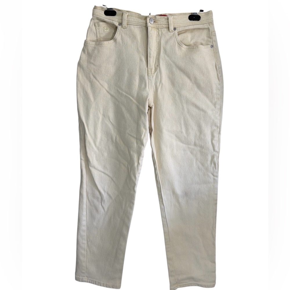 Gloria Vanderbilt Women’s Light Yellow Color Denim Pants Size 12